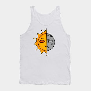 sun-moon Tank Top